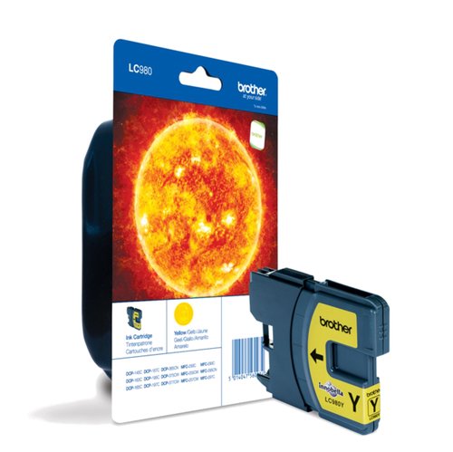 Brother - Jaune - LC980YBP - Achat / Vente Consommable imprimante sur grosbill.com - 0