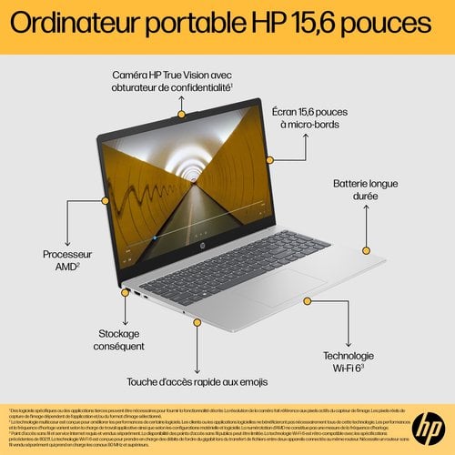 HP BN5P7EA#ABF - PC portable HP - grosbill.com - 4