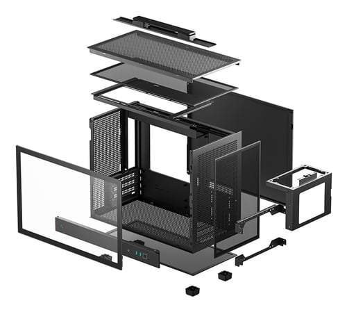 Deepcool CH160 Plus Noir Noir - Boîtier PC Deepcool - grosbill.com - 7