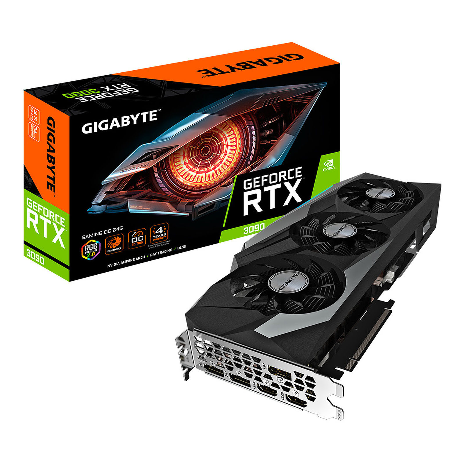 Gigabyte RTX 3090 GAMING OC 24G LHR  - Carte graphique Gigabyte - 0