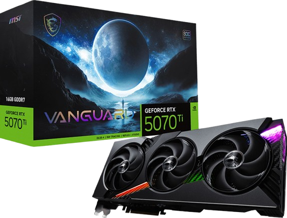 MSI GeForce RTX 5070 Ti 16G VANGUARD SOC  - Carte graphique MSI - 0