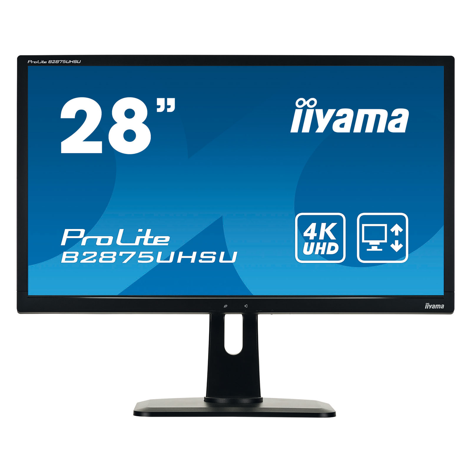 Iiyama 28"  B2875UHSU-B1-- - Ecran PC Iiyama - grosbill.com - 4