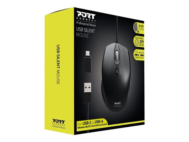 Port Office Pro Silent - Souris PC Port - grosbill.com - 1