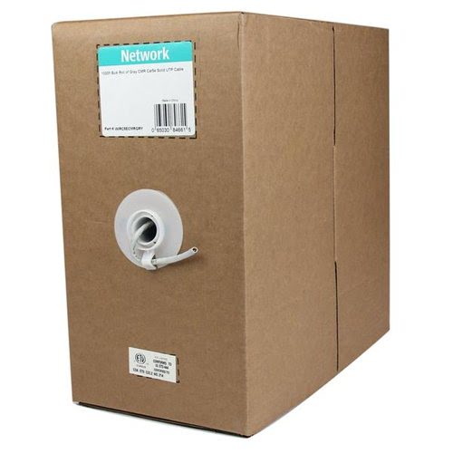 StarTech 304.8m Gray Roll - CMR Cat5e Solid Cable