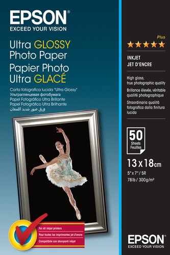 Epson Paper/Ultra Glossy 130x180mm 300gm2 50sh