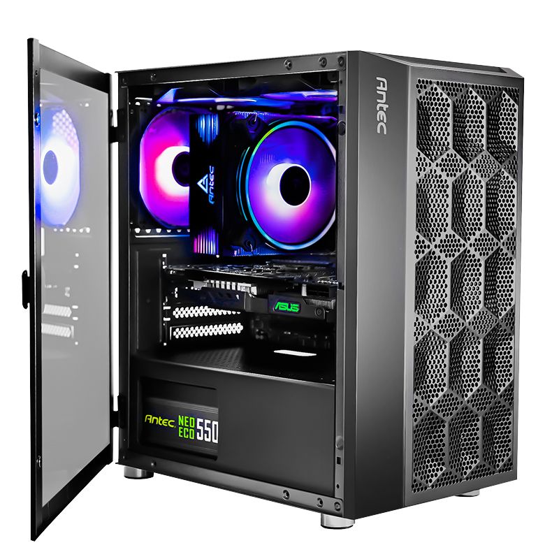 Antec NX200M Noir Noir - Boîtier PC Antec - grosbill.com - 1