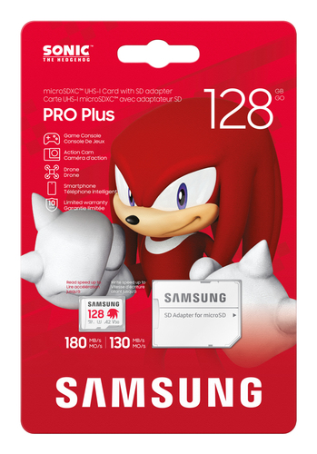 Samsung Sonic PRO Plus - Micro SDXC 128Go V30 - Carte mémoire - 8