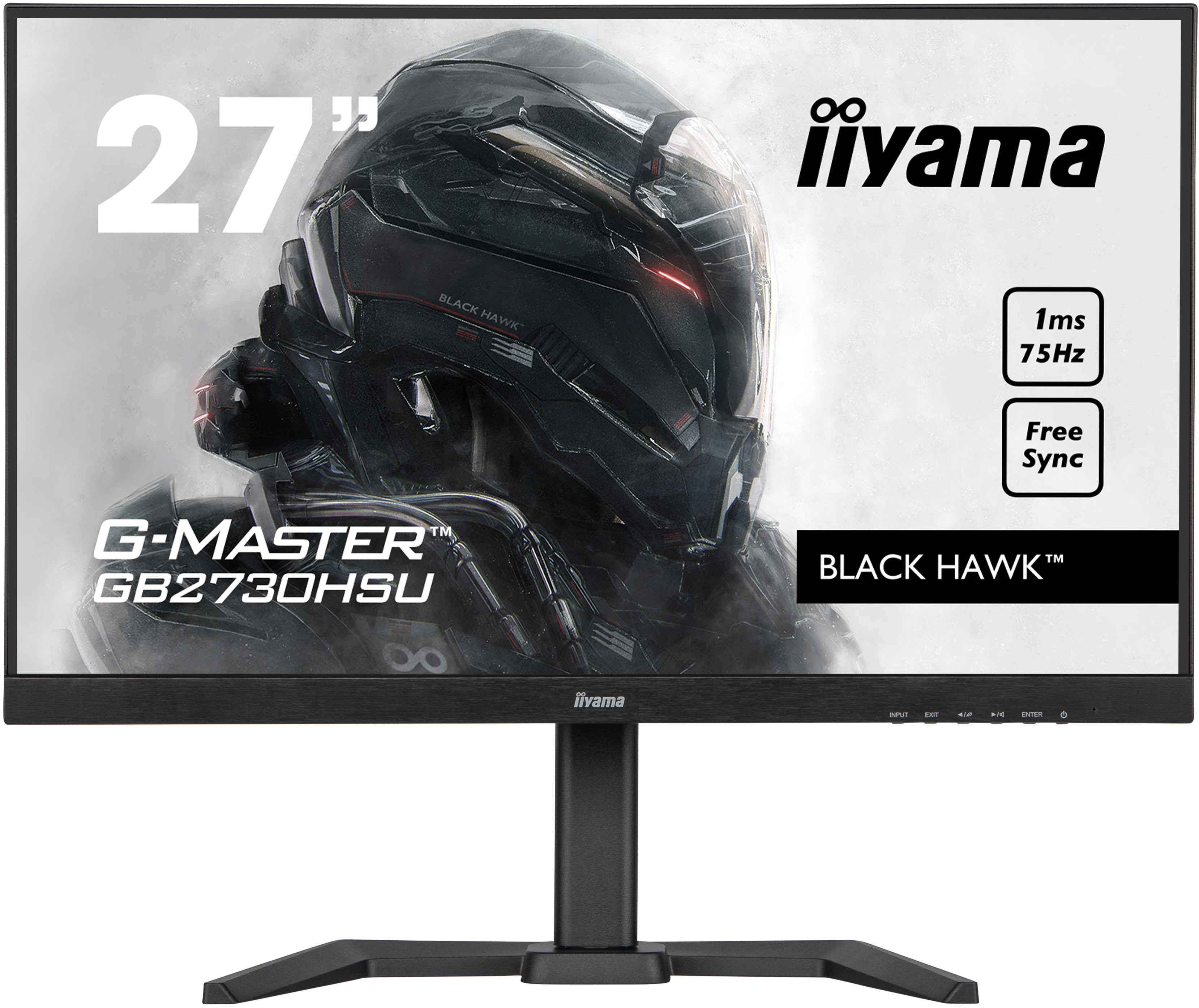 Iiyama 27"  GB2730HSU-B5 - Ecran PC Iiyama - grosbill.com - 0