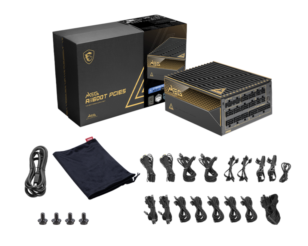 MSI 80+ Titanium (1600W) - Alimentation MSI - grosbill.com - 1