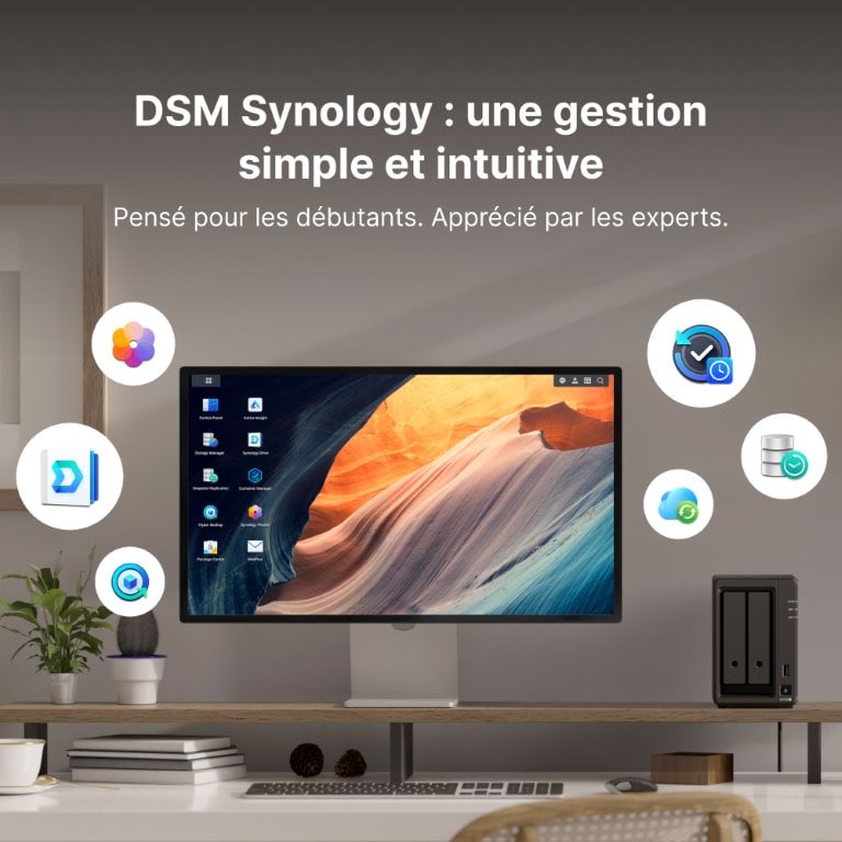 Synology DS725+ - 2 baies - Serveur NAS Synology - grosbill.com - 10