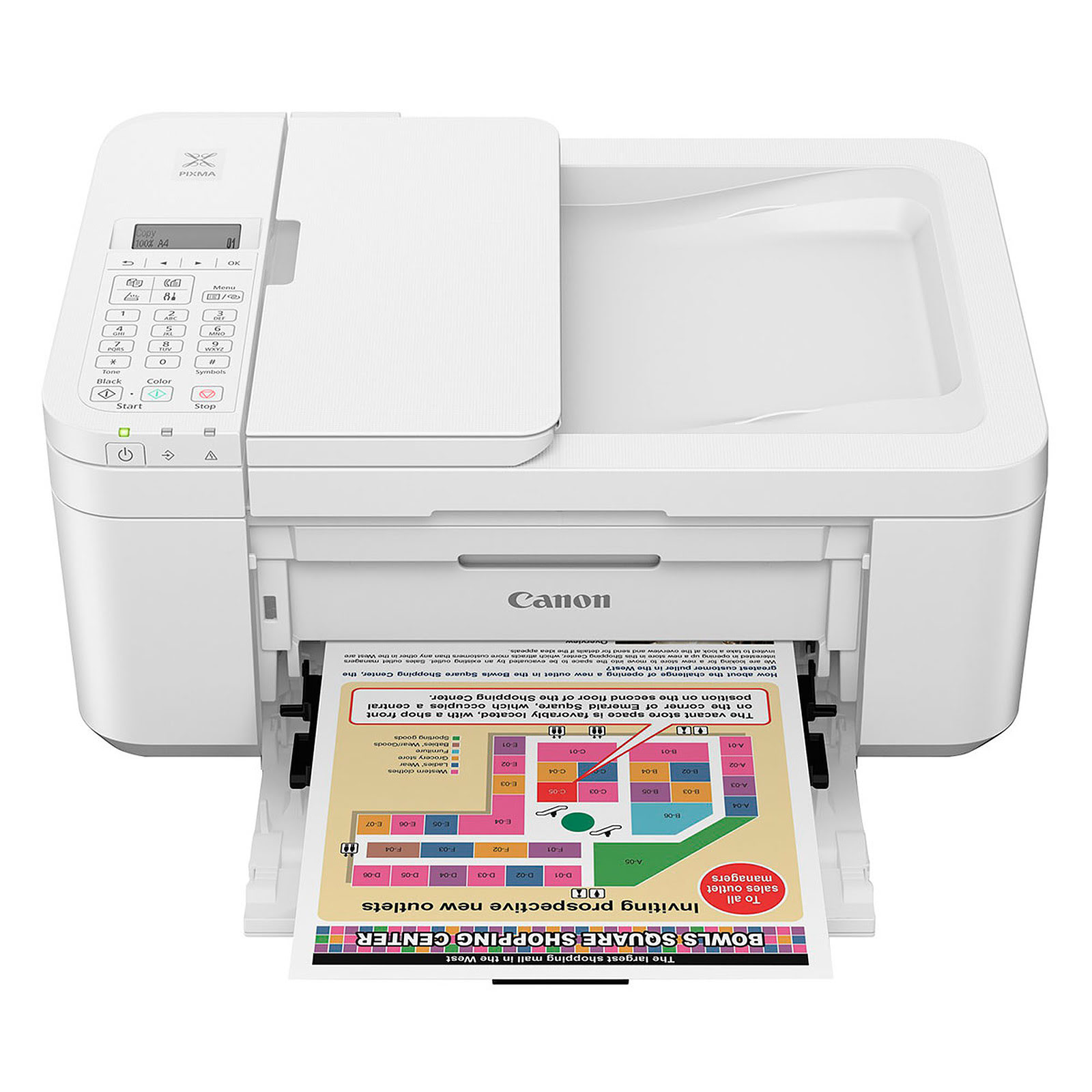 Imprimante multifonction Canon PIXMA TR4551 White - grosbill.com - 2