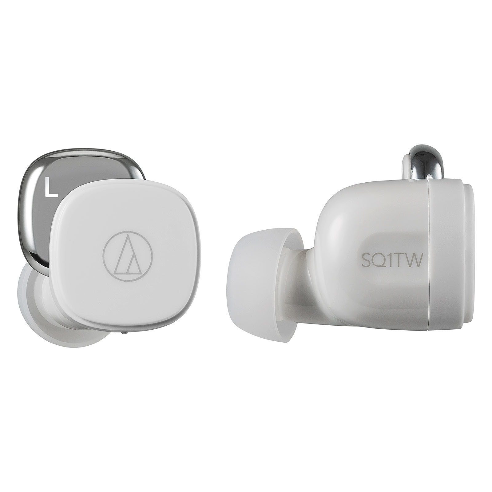 Audio-Technica ATH-SQ1TWWH Sans Fil Stereo Blanc - Micro-casque - 0