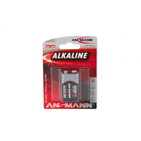 9V 6LR61 - Pile ANSMANN - grosbill.com - 0