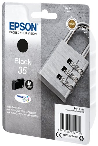 Epson Ink/35 Padlock 16.1ml BK - Achat / Vente Consommable imprimante sur grosbill.com - 1