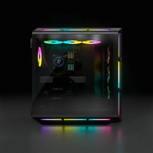 Corsair Boîtier PC Crystal 570X RGB - Noir - Moyen Tour - Fenêtre