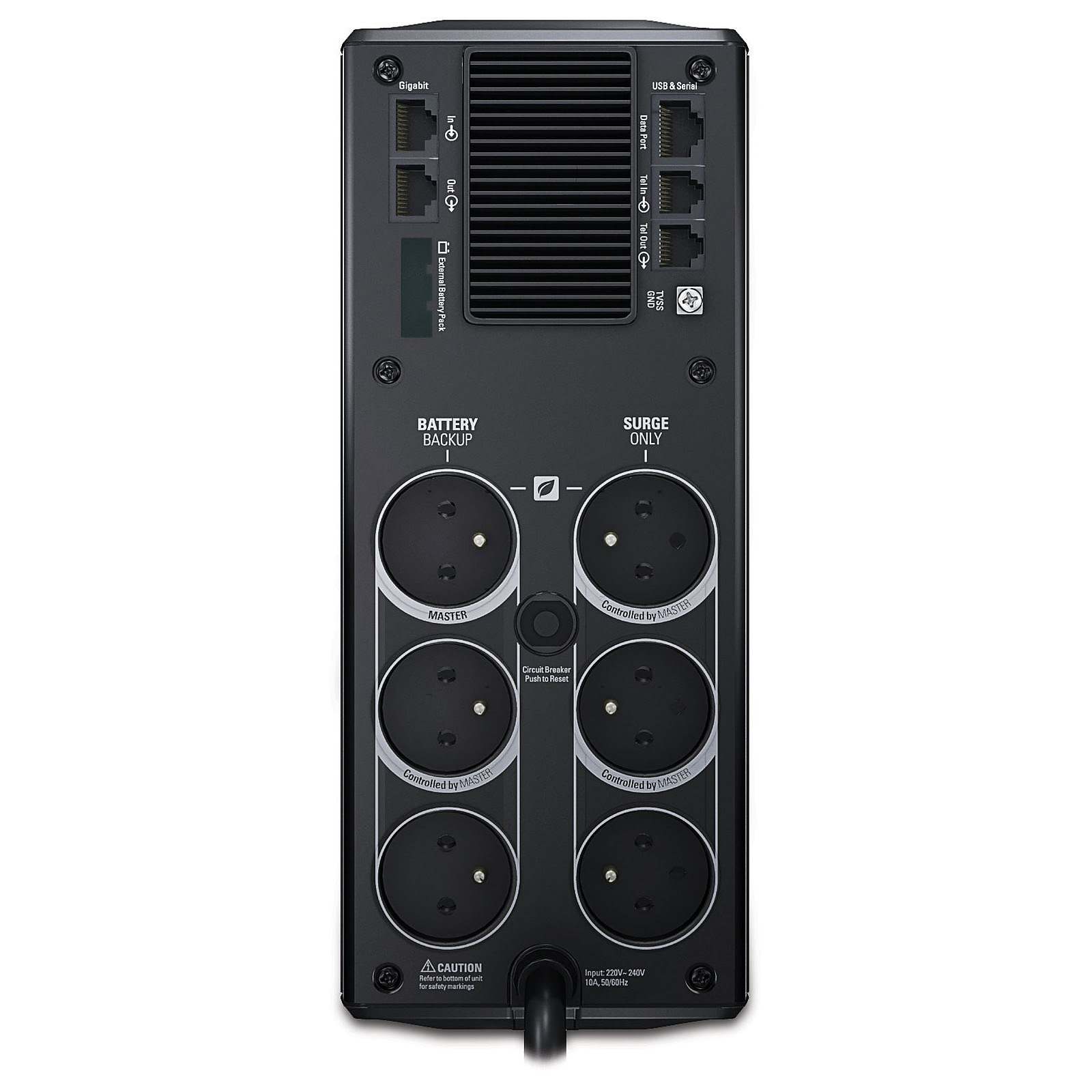 Back UPS PRO 1500VA BR1500G-FR - Onduleur APC - grosbill.com - 2