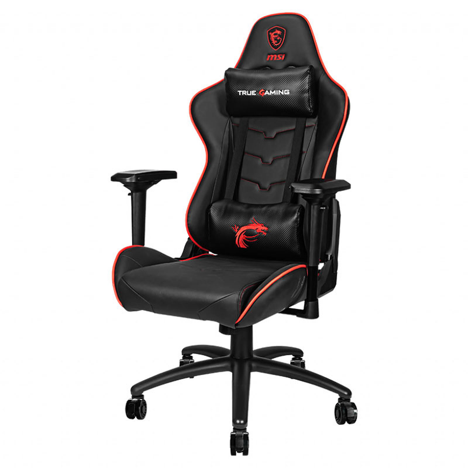 MSI MAG CH120X Noir/Rouge - Siège PC Gamer - grosbill.com - 3