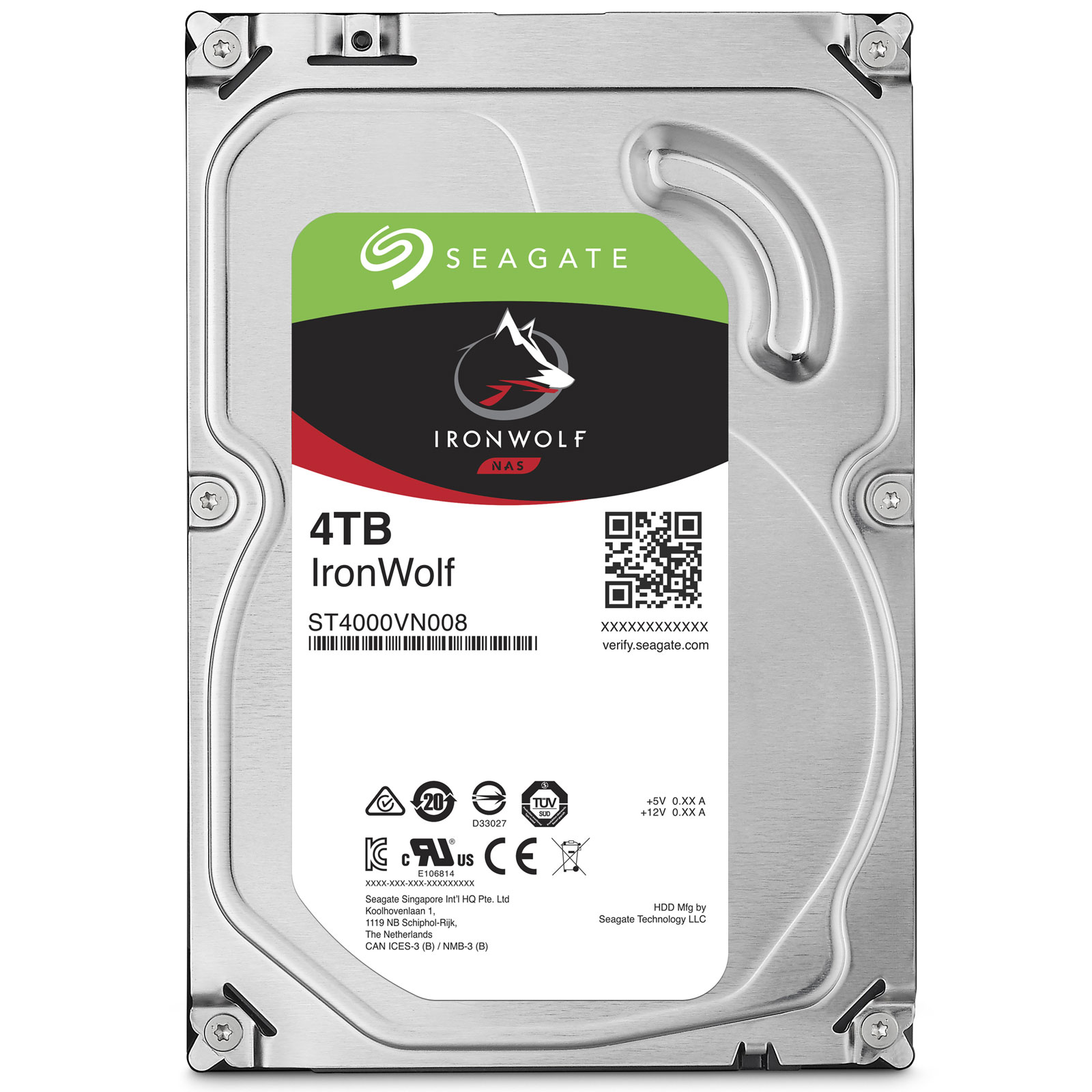 Seagate ST4000VN008-Seconde Vie-Très Bon Etat - Disque dur 3.5" interne - 0
