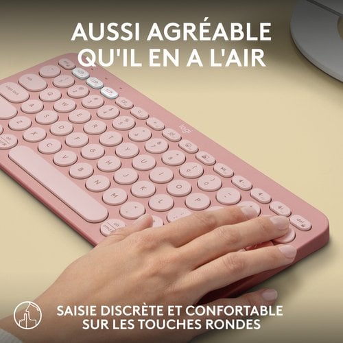PEBBLE KEYS 2 K380S TONAL ROSE - Achat / Vente sur grosbill.com - 11