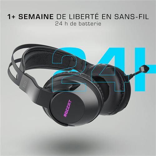 Roccat Elo 7.1 Air 7.1 Surround Noir - Micro-casque - grosbill.com - 10