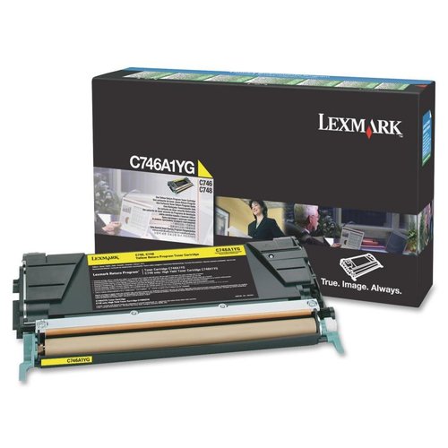 Lexmark - Jaune - C746A1YG - Achat / Vente Consommable imprimante sur grosbill.com - 0