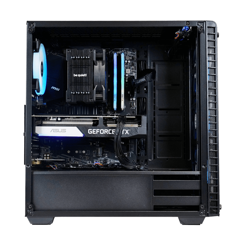 Grosbill PC GAMER BLACK - R5 5500/16Go/1To/3060Ti (0722) - Achat / Vente Bons plans PC sur grosbill.com - 1