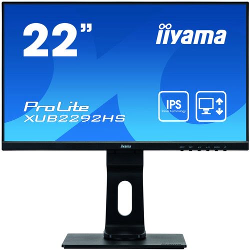 Iiyama 22 pouces  XUB2292HS-B1 -- - Ecran PC Iiyama - grosbill.com - 1