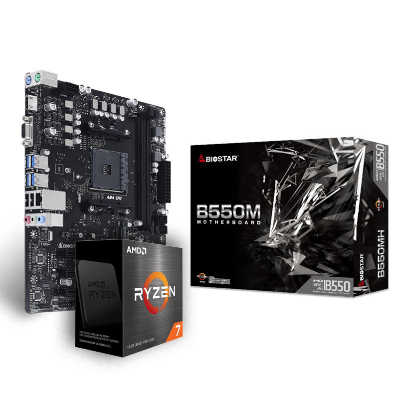 Pack R7-5800X + Carte Mère B550 - grosbill.com - 0