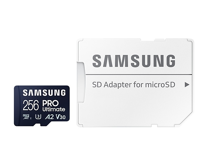 Samsung PRO Ultimate - Micro SD 256Go V30 - Carte mémoire Samsung - 5