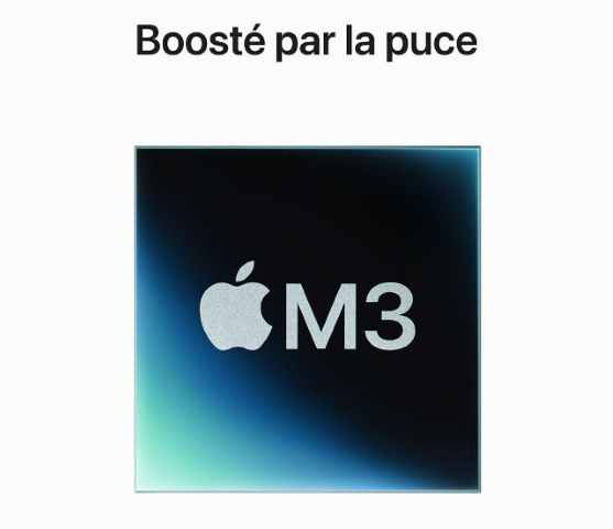 Apple Macbook Air M3 15" 24Go/512Go Minuit (MC9L4FN/A) - Achat / Vente MacBook sur grosbill.com - 2