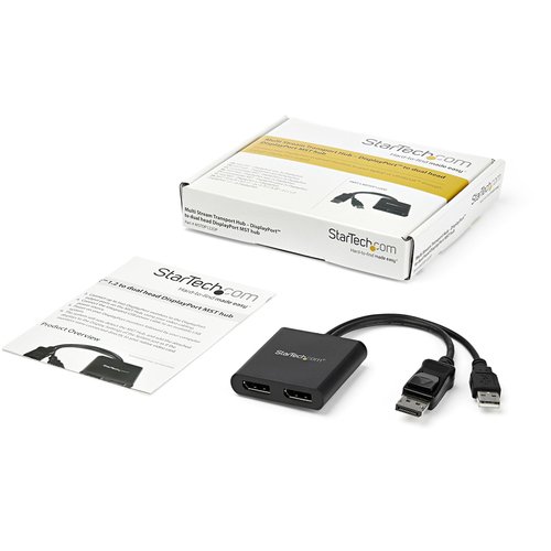 MST hub - DisplayPort to 2x DisplayPort - Achat / Vente sur grosbill.com - 1