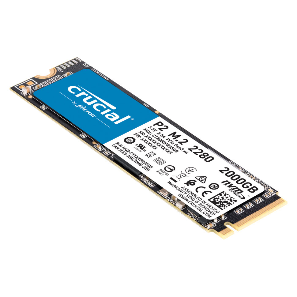 Crucial P2  M.2 - Disque SSD Crucial - grosbill.com - 1