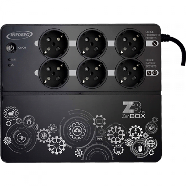 Z3 - Zenergy Box EX 1000VA Haute Frequence SCHUKO - Onduleur Infosec - 3