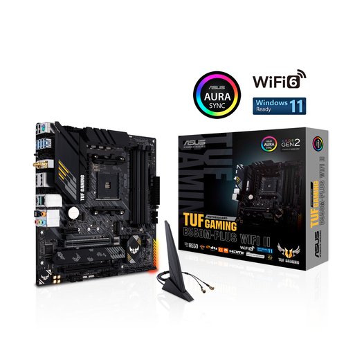 MOTHERBOARD Asus  TUF AM4 GAMING B550M-PLUS WIFI II - Achat / Vente sur grosbill.com - 7