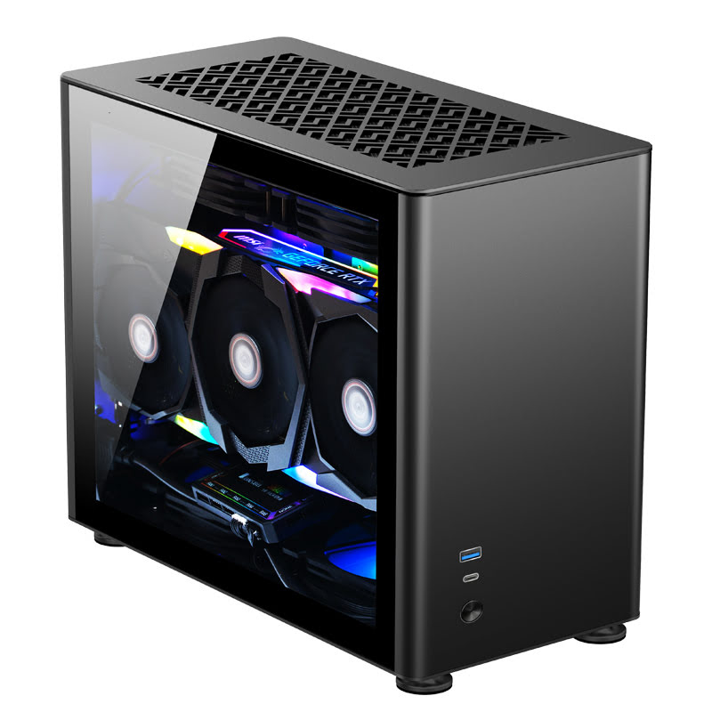 Jonsbo A4 Black Noir - Boîtier PC Jonsbo - grosbill.com - 0