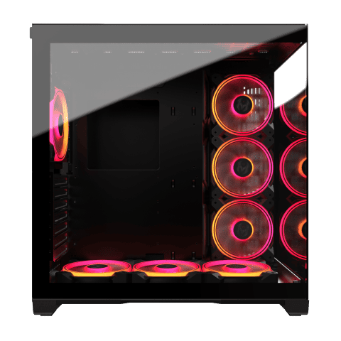M.RED Crystal Sea Noir Noir - Boîtier PC M.RED - grosbill.com - 2