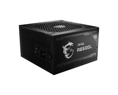 image produit MSI ATX 650W - 80+ GOLD - MAG A650GL Grosbill