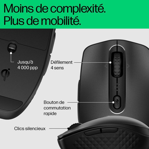 HP 690 Qi-Charging Wireless Mouse - Achat / Vente sur grosbill.com - 10