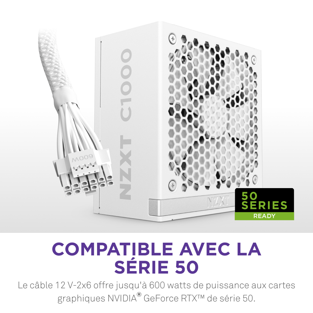 NZXT 80+ Gold (1000W) - Alimentation NZXT - grosbill.com - 9