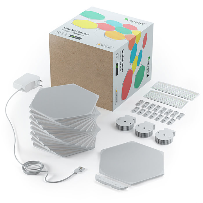 Nanoleaf Shapes Hexagons Starter Kit - 15 pièces  (NL42-6002HX-15PK) - Achat / Vente Objet connecté / Domotique sur grosbill.com - 4