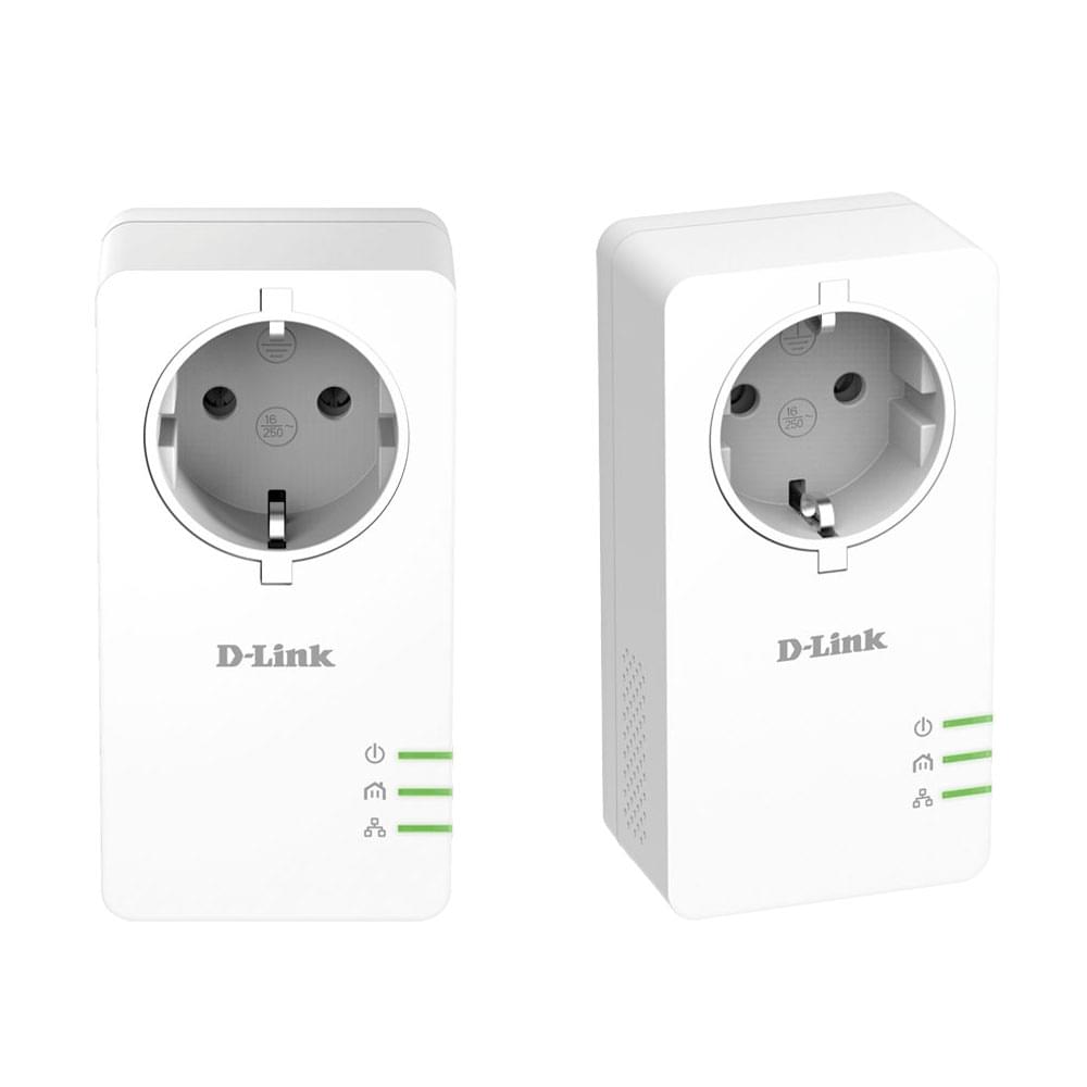 D-Link DHP-P601AV (1000Mb) avec prise - Pack de 2 - Adaptateur CPL - 0