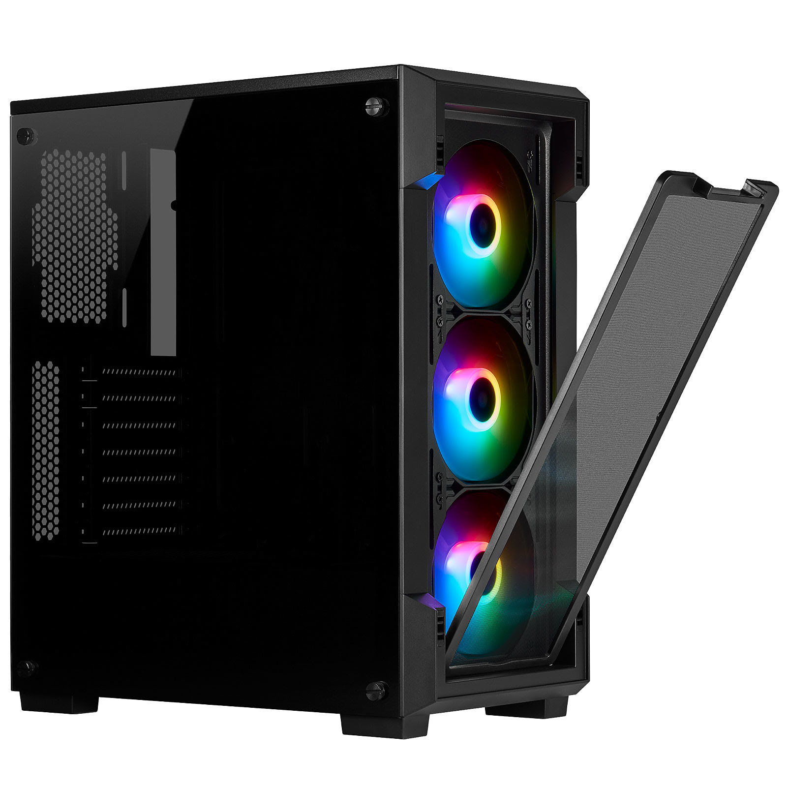 Corsair iCUE 220T RGB Tempered Black Noir - Boîtier PC Corsair - 4