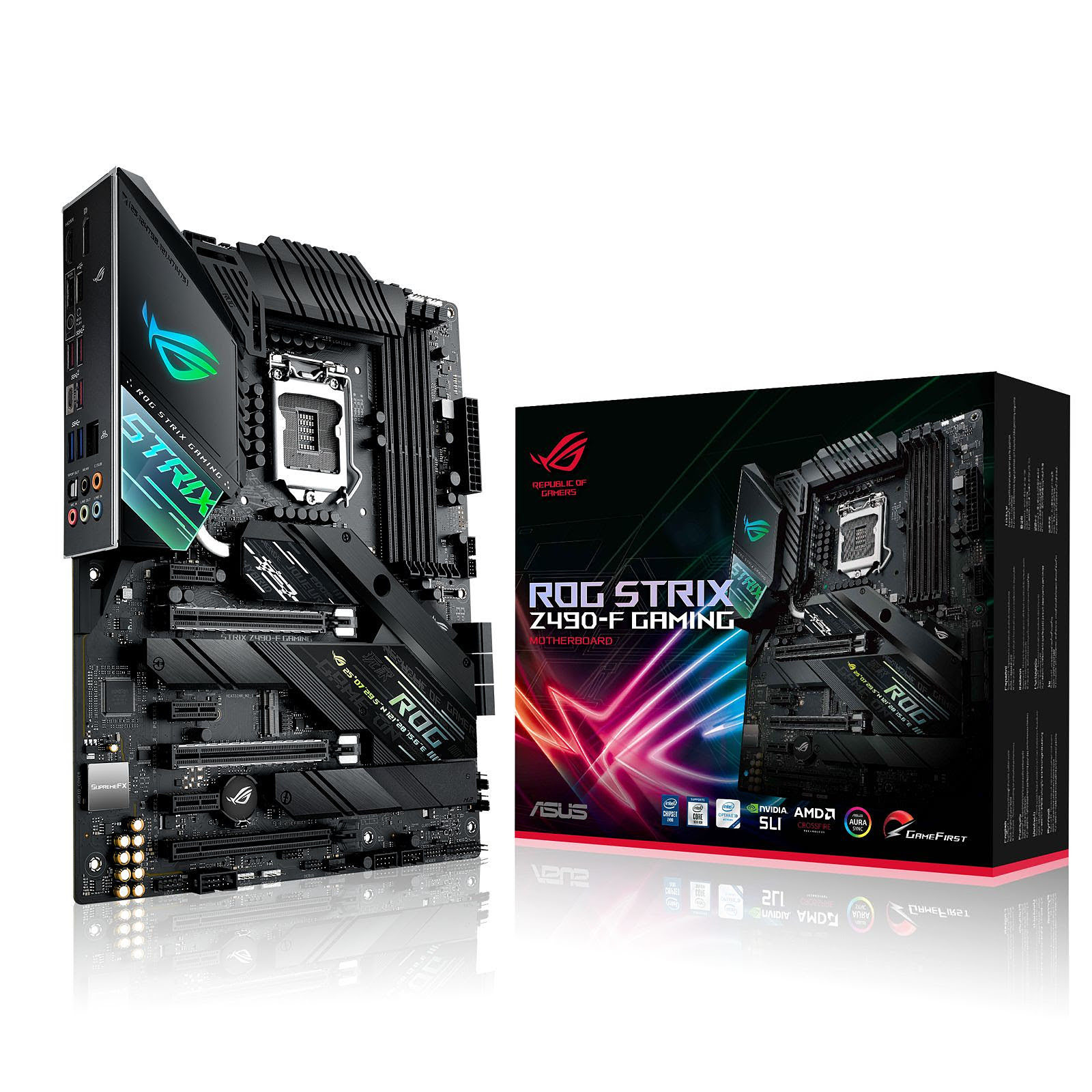 Asus ROG STRIX Z490-F GAMING ATX  - Carte mère Asus - grosbill.com - 0