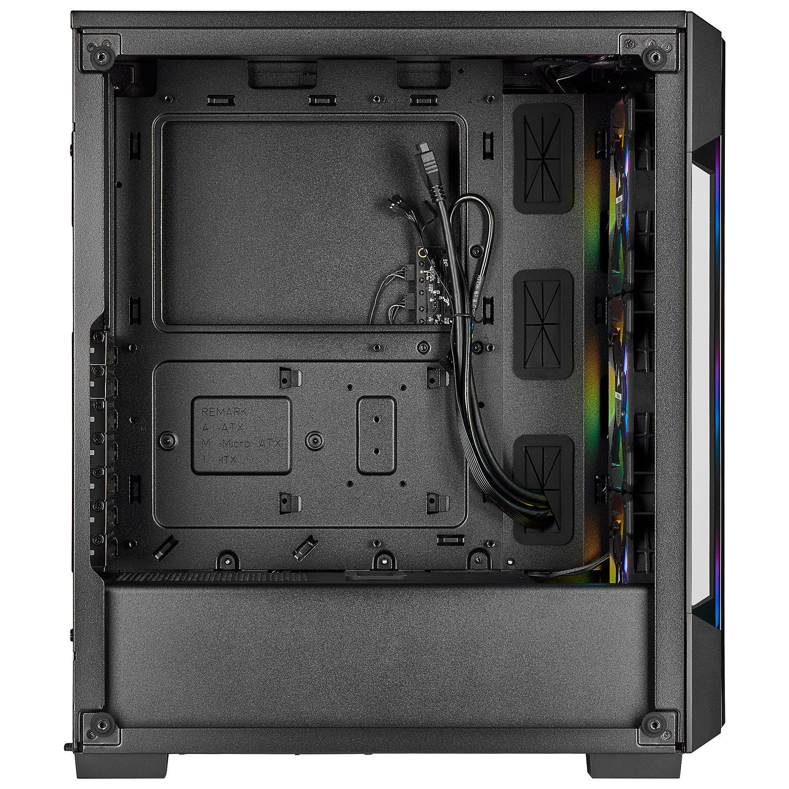 Corsair iCUE 220T RGB Tempered Black Noir - Boîtier PC Corsair - 1