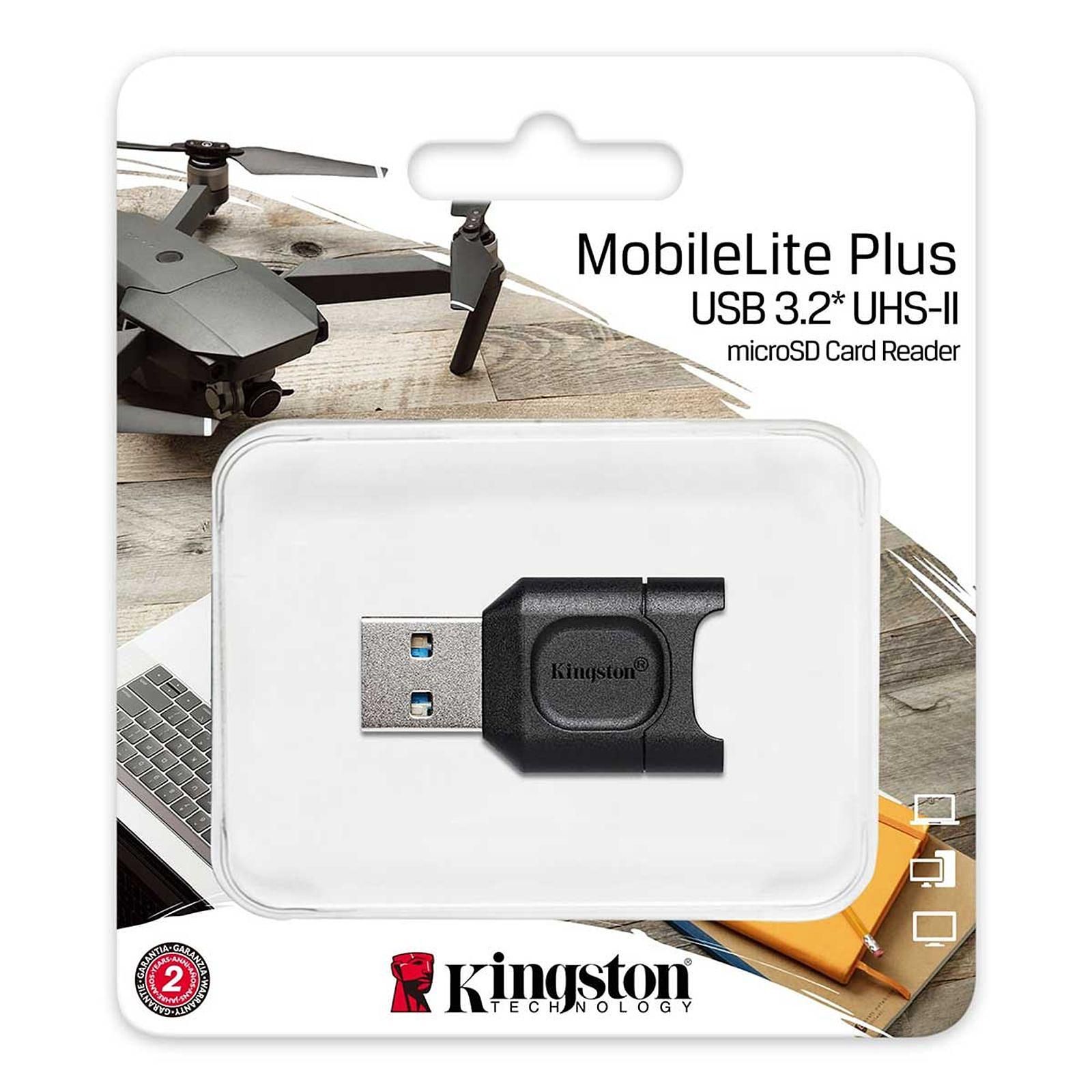 Kingston MLPM - MobileLite Plus - Lecteur MicroSD USB 3.2 - Lecteur carte  mémoire