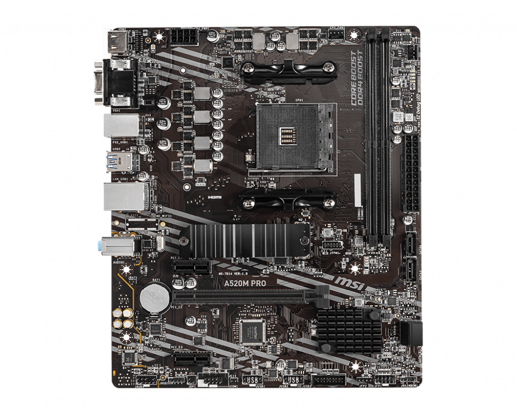 MSI A520M PRO Micro-ATX  - Carte mère MSI - grosbill.com - 4