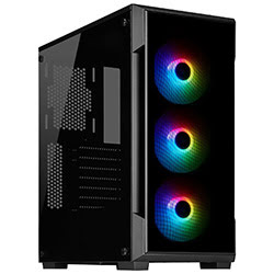 image produit Corsair iCUE 220T RGB Tempered glass Black -Seconde Vie-Très Bon Etat Grosbill