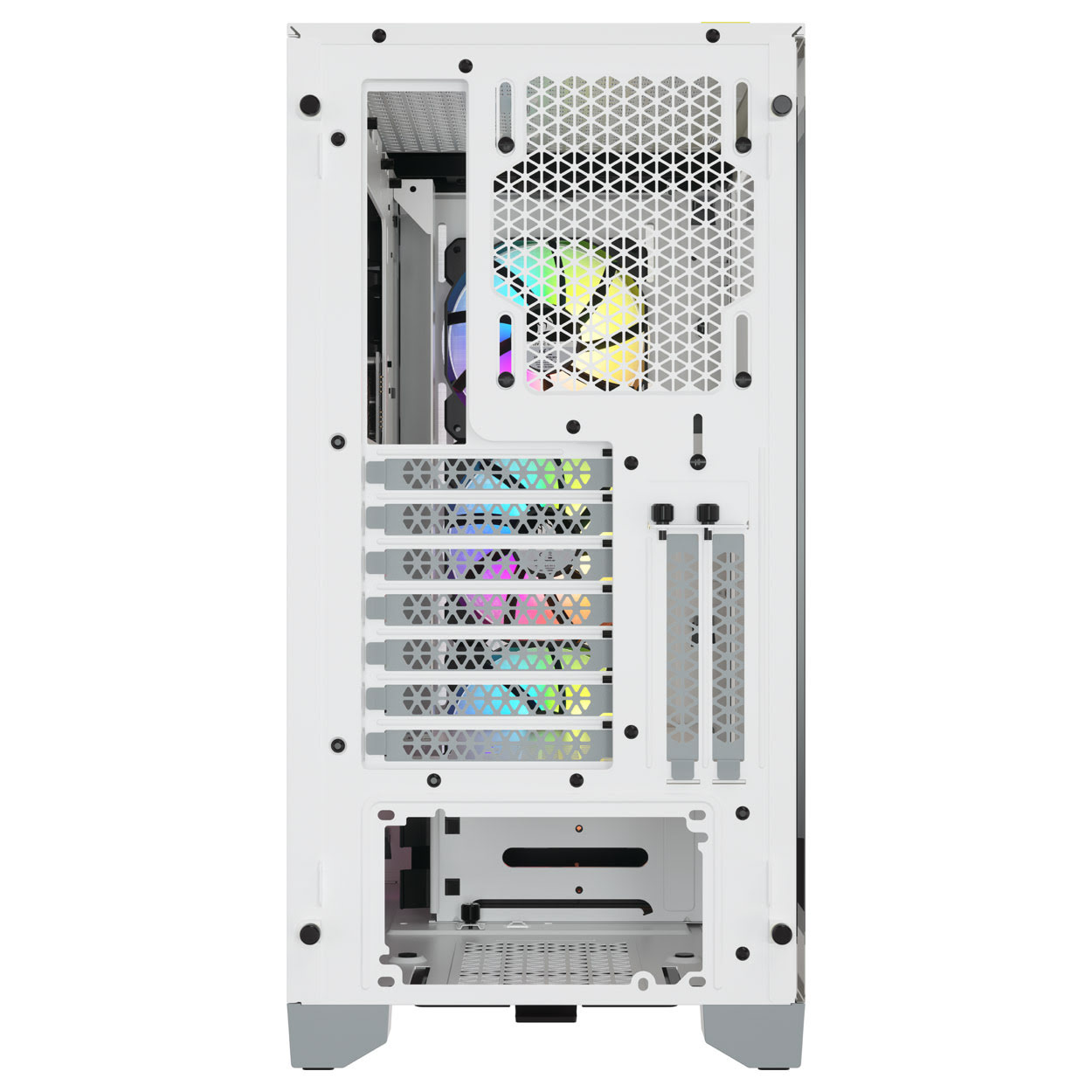 Corsair iCUE 4000X RGB Tempered White Blanc - Boîtier PC Corsair - 1