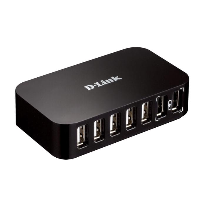 D-Link 7 ports USB2 - DUB-H7 - Hub D-Link - grosbill.com - 0