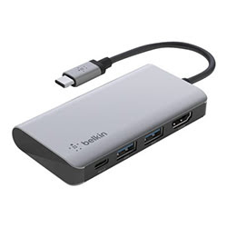 Belkin USB-C 4 Ports - 1xHDMI/1xUSB-C/2xUSB-A